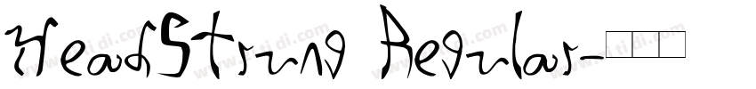HeadStrung Regular字体转换
